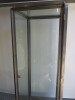 Welded Steel Tall Glass Sided Display Cabinet, Size H200 x W70 x D70cm. NOTE: damage to bottom (as Viewed/Pictured) - 2