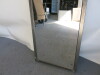 Box Metal Frame Dressing Mirror, Size H206 x W50cm. - 2