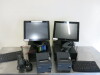 EPOS System to Include: 2 x 15" ELO Touchscreen Terminals, Model ET1517, 2 x Sejin Keyboards........ - 2