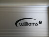 Williams Illuminated Multideck, Model R150-WCN-R2, S/N 2107/927562. Comes with 3 Adjustable Shelves, Night Curtain & On Castors.Size H177 x W150 x D65cm. Financed New &pound;4228.00, 09/2021. - 2
