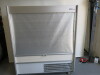 Williams Illuminated Multideck, Model R150-WCN-R2, S/N 2107/927562. Comes with 3 Adjustable Shelves, Night Curtain & On Castors.Size H177 x W150 x D65cm. Financed New &pound;4228.00, 09/2021. - 6