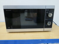 Sharp Microwave Oven, Model YC-MS01U-S, 800 Watt.