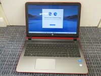 HP Pavilion Notebook in Red with PSU. Running Windows 10 Home. Intel Core i3-5157U, CPU @ 2.50Ghz, 8GB RAM, 909GB HDD.