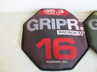 Set of 4 Escape GRIPR Resistance Trainer Bags to Include: 1 x 16kg, 1 x 12kg, 1 x 8kg & 1 x 4kg.