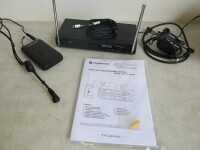 Trantec Wireless Receiver & Transmitter Headset with Manual & Leads.