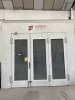 Junair Spray Booth Approx 4m x 7m with Recently Upgraded Ascon Technologic Touchscreen Control Panel & Additional Upgraded Re-Wiring (as per Invoice), Junair Heater, Burner Type 18" Maxon, Lighting, 3 Bi-Fold Front Entrance & Side Access Door. Hours Run 2