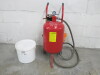 Sealey 37L Shot Blaster with Water Trap & Wheels, Model SB997 with 25kg Tub of Sealey Shot Blasting Grit.