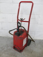 Oil Trolley with Hand Pump.