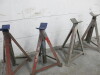 4 x 2500kg Axle Stands. - 2