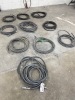 10 x Assorted Air Hose Lines & 1 x Snap On Air Gun.