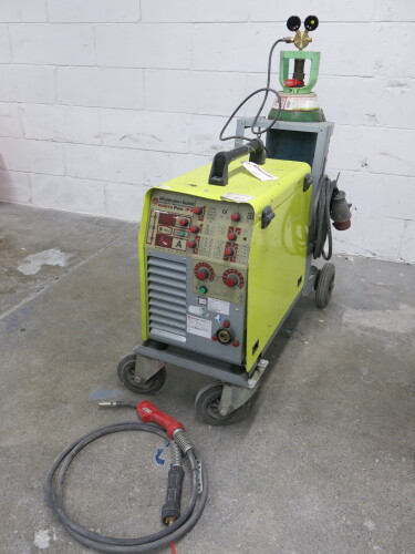 Wielander + Schill Inverta Puls IP8/10 Mig-Mag Welder on Trolley, 3 Phase (BOC Bottle Not Included).