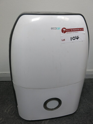 Ecoair Dehumidifier, Model DC12.