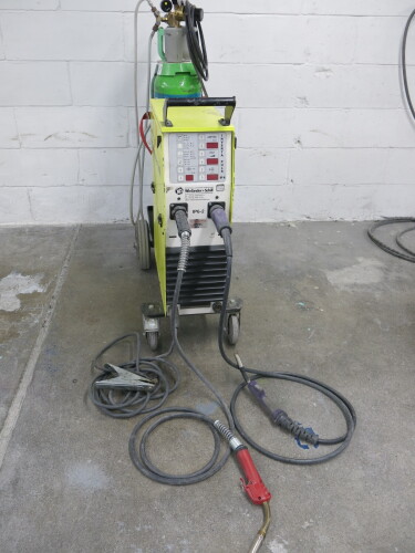 Wielander + Schill Inverta Puls IP6-2, Mig-Mag Welder on Trolley, 3 Phase (BOC Bottle Not Included).