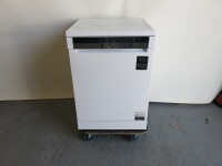 Grundig Freestanding Dishwasher, Model GNF41821W, S/N 17-803058-12. Size H85 x W60 x D60cm.