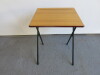 24 x Spaceforme Z Lite Standard Folding Exam Desks with Metal Storage/Transport Trolley. Desk Size H73 x W60 x D60cm - 4