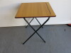 24 x Spaceforme Z Lite Standard Folding Exam Desks with Metal Storage/Transport Trolley. Desk Size H73 x W60 x D60cm - 6