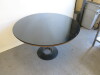 Round Glass Top Dining/Meeting Table on Wire Support and Heavy Metal Base.Size H72 x D120cm.NO VAT ON LOT&nbsp; - 3