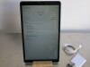 Galaxy 25" Tablet, Model SM-T510, S/N R52M7118PDV, Android Version 10. Comes with Power Supply & Wooden IKEA Stand. - 2