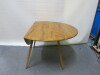 Oval Wooden Drop Leaf Dining Table, Size H 70 x W122cm. - 3
