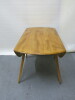 Oval Wooden Drop Leaf Dining Table, Size H 70 x W122cm. - 4