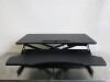 Ergonomically Designed Gas Assisted Sit Stand Rising Workstation. Size Max H50cm x W80cm. - 2