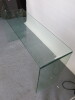 Glass Console Table, H70 x W125 x D40cm. - 8