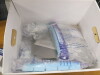 Large Quantity of Assorted PPE & Covid Tests to Include: 15 x Assorted Packs of Disposable Aprons/Coveralls to Include: 4 x Tyvek Classic Coveralls, 2 x Packs of 20 Blue Aprons, 5 x Rolls of 200 White Aprons & 4 x Packs of 100 Dolphin Disposable White Apr - 9