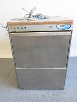 Classeq Duo 3 Undercounter Dish Washer, Size H x W x D . Comes with 2 Drawers & DVA Water Softener. Condition (As Viewed/Pictured).