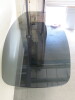 Oval Glass Top Dining/Meeting Table on Metal Frame & Heavy Metal Base. Size L220 x W105cm. - 4