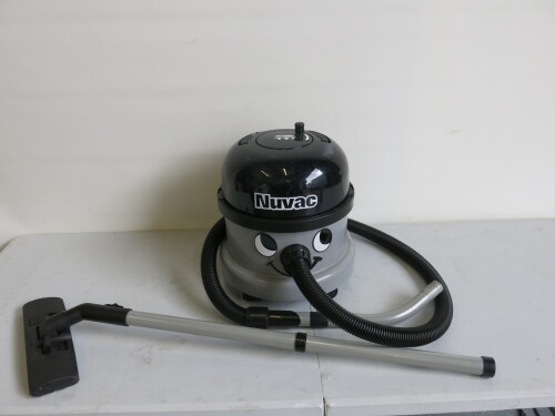 Numatic Nuvac Vacuum Cleaner, Model VNR200-11.&nbsp;Comes with Attachments (As Viewed/Pictured).