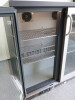 Gamko 2 Door Illuminated Back Bar Drinks Chiller, Model MG2/250SD. Comes with 2 Shelf. Size H90 x W90 x D50cm - 2