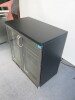 Gamko 2 Door Illuminated Back Bar Drinks Chiller, Model MG2/250SD. Comes with 2 Shelf. Size H90 x W90 x D50cm - 5
