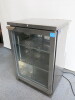 Precision Single Door Stainless Steel Illuminated Back Bar Chiller, Model BBS600. Comes with 2 Shelf. Size H90 x W60 x D50cm. NOTE: alarm sound (a/f) - 4