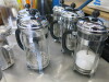 7 x Coffee & Tea Cafetiere to Include: 5 x Pyrex Coffee Cafetiere & 2 x Jing Tea Cafetiere & 1 x Stainless steel Jug. - 3