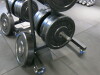 Set of 70 x BLK BOX Plate Weights to Include: 2 x 25kg, 10 x 20kg, 14 x 10kg, 24 x 15kg, 10 x 2.5kg, 10 x 1.25kg on 2 x Mobile Racks. - 5