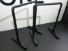 Pair of BLK BOX Black Metal Dip Bars. - 3