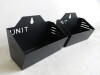 2 x UN1T Wall Mounted Basket/Lin Bins. - 2