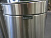 2 x Brabantia Cylinder Bins. - 4