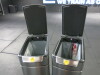 2 x Brabantia Rectangle Bins. - 3