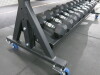 Set of 28 x BLK BOX Dumbbells to Include: 2 x 20/17.5/15/12.5/10/9/8/7/6/5/4/3/2/1kg on Mobile Rack. - 3