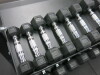 Set of 28 x BLK BOX Dumbbells to Include: 2 x 20/17.5/15/12.5/10/9/8/7/6/5/4/3/2/1kg on Mobile Rack. - 5