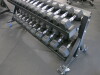 Set of 27 BLK BOX Dumbbells to Include: 2 x 20/17.5/12.5/10/9/8/7/6/5/4/3/2/1kg & 1 x 15kg on Mobile Rack. - 2