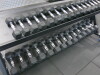 Set of 25 x BLK BOX Dumbbells to Include: 10 x 4kg, 2 x 9/7kg, 3 x 5kg, 2 x 2/3/6/8kg on Mobile Rack. - 2