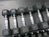 Set of 25 x BLK BOX Dumbbells to Include: 10 x 4kg, 2 x 9/7kg, 3 x 5kg, 2 x 2/3/6/8kg on Mobile Rack. - 3