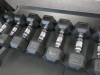 Set of 25 x BLK BOX Dumbbells to Include: 10 x 4kg, 2 x 9/7kg, 3 x 5kg, 2 x 2/3/6/8kg on Mobile Rack. - 8