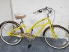 New Alpha Plus Flair Women Single Speed Cruiser Bike in Yellow, Frame Size 16", 26" Tyre Size. - 5