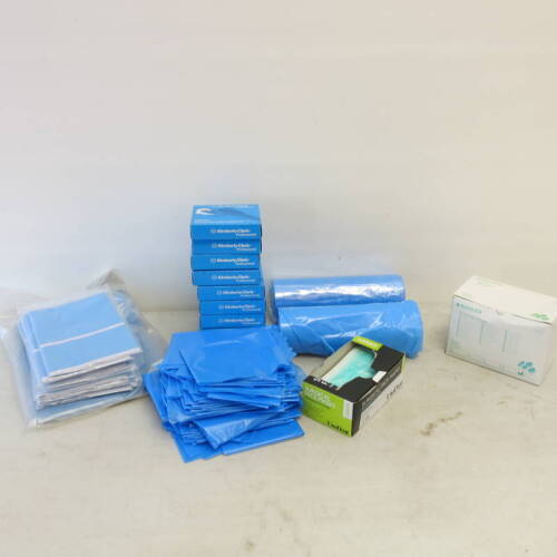 Quantity of Assorted Dental Aprons, Surgical Masks & Medical Wipes (As Viewed)