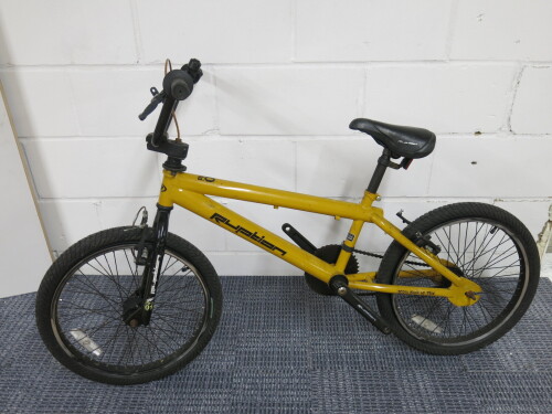 Ruption RFS01 Single Speed Trick Bike in Yellow.