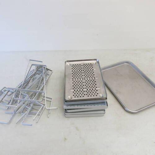 9 x Sterilizing Trays & 15 x Instrument Racks