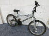 BMX 360 Trax Single Speed Trick Bike in Grey.